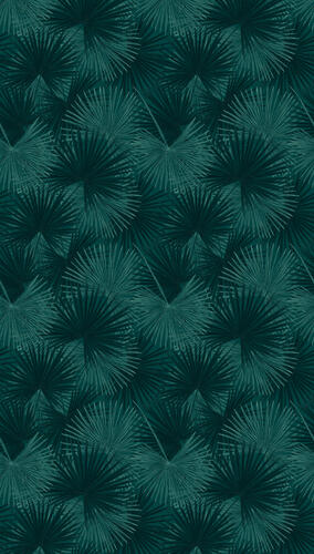 Vliesová napájateľná štrukturovaná tapeta, Zelené palmové listy